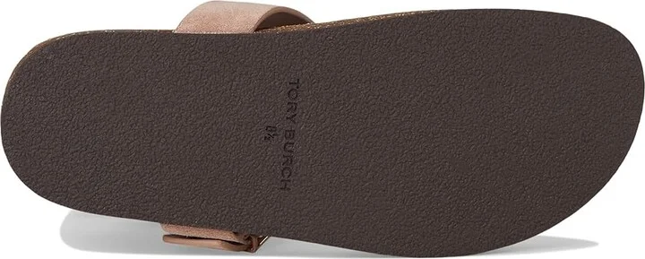 Tory Burch Mellow Thong Sandals Women's Wedge Shoes Malva/Avola : 7 M, Suede - Image 3