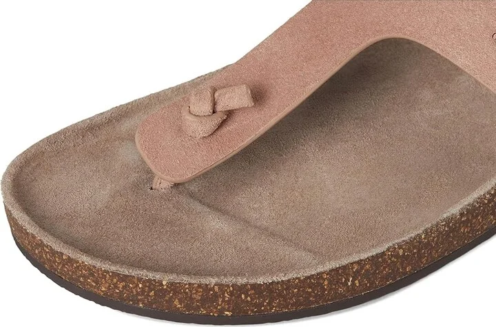 Tory Burch Mellow Thong Sandals Women's Wedge Shoes Malva/Avola : 7 M, Suede - Image 7