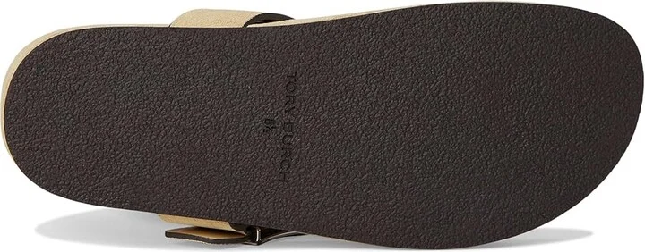 Tory Burch Mellow Thong Sandals Women's Wedge Shoes Praline/Praline : 7 M, Suede - Image 3