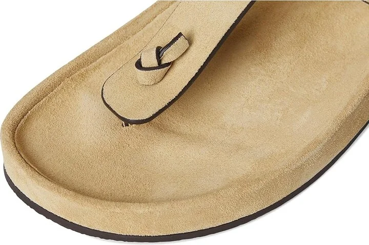Tory Burch Mellow Thong Sandals Women's Wedge Shoes Praline/Praline : 7 M, Suede - Image 7