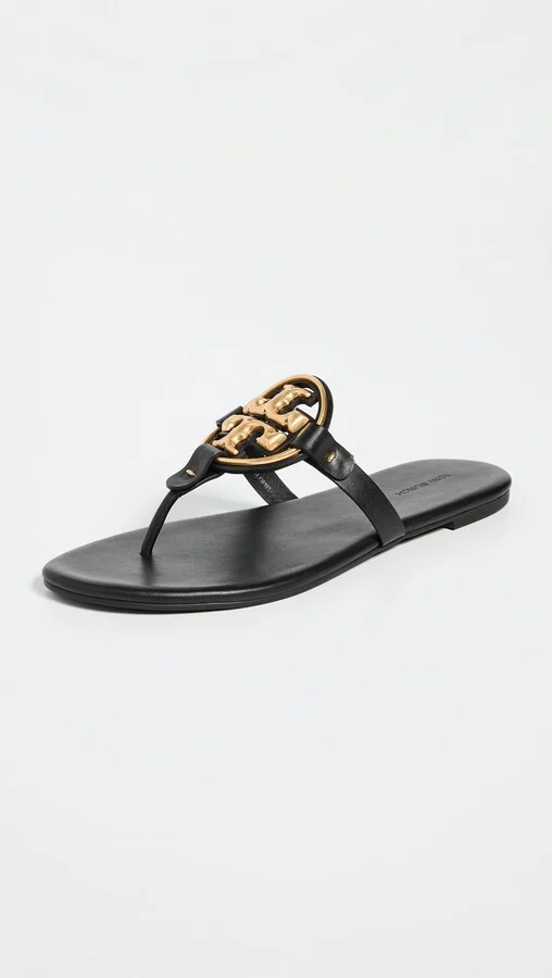 Tory Burch Metal Miller Soft Sandals - Image 3