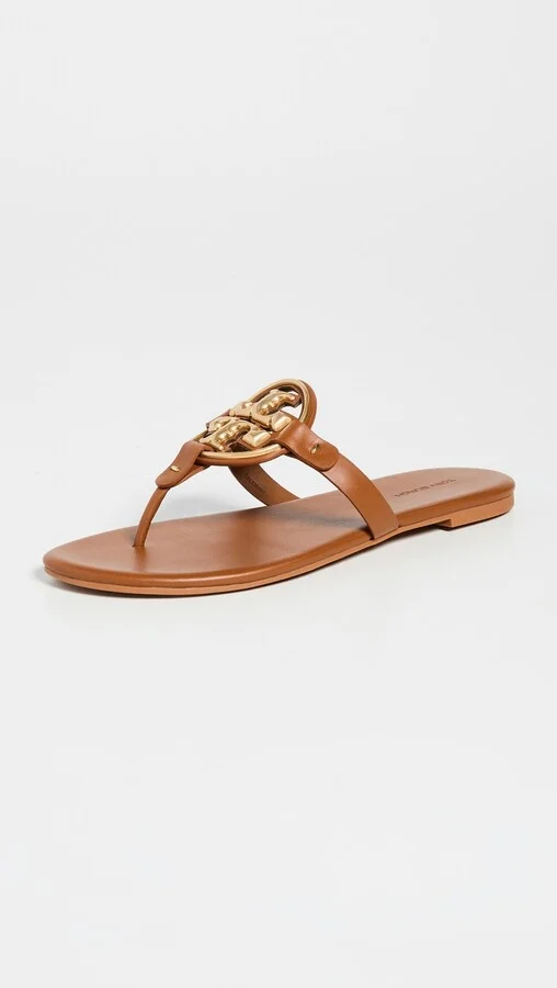 Tory Burch Metal Miller Soft Sandals - Image 5