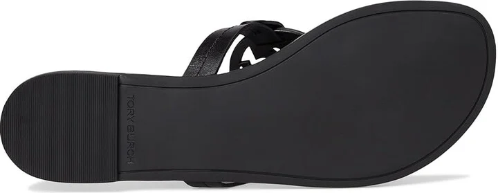 Tory Burch Metal Miller Women's Shoes Perfect Black/Gold 1 : 10 M, Leather - Image 3