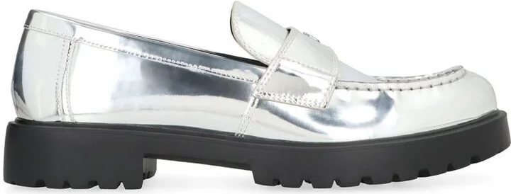 Tory Burch Metallic Eco Leather Loafers