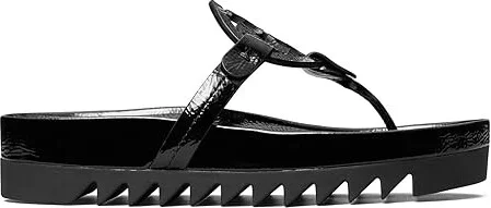 Tory Burch Miller Cloud Lug Women's Shoes Perfect Black/Perfect Black : 5 M, Leather - Image 4
