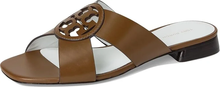 Tory Burch Miller Criss Cross Sandal Women's Sandals Almond Oats : 11 M, Leather - Image 5