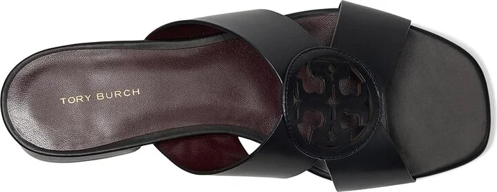 Tory Burch Miller Criss Cross Sandal Women's Sandals Perfect Black : 6 M, Leather - Image 2