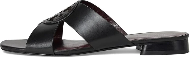 Tory Burch Miller Criss Cross Sandal Women's Sandals Perfect Black : 6 M, Leather - Image 6