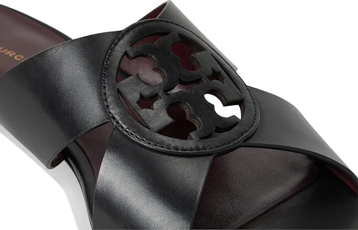 Tory Burch Miller Criss Cross Sandal Women's Sandals Perfect Black : 6 M, Leather - Image 7
