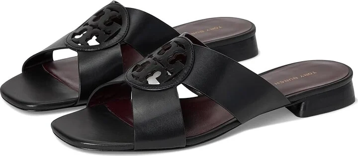 Tory Burch Miller Criss Cross Sandal Women's Sandals Perfect Black : 6 M, Leather