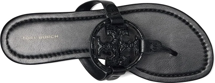 Tory Burch Miller Deco Women's Sandals Perfect Black : 9.5 M, Leather - Image 2