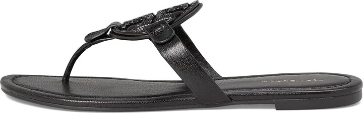 Tory Burch Miller Deco Women's Sandals Perfect Black : 9.5 M, Leather - Image 6