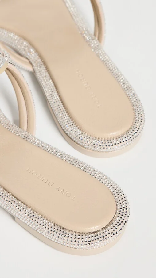 Tory Burch Miller Knotted Pave Sandals - Image 5