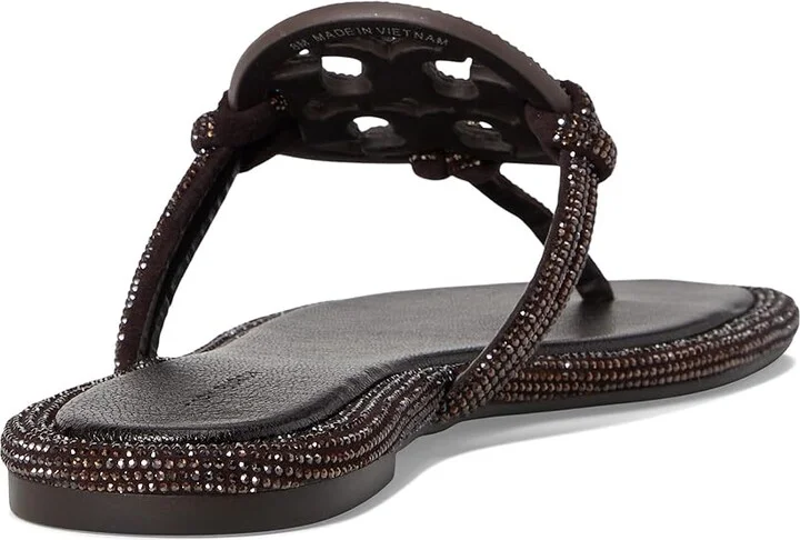 Tory Burch Miller Knotted Pave Women's Shoes Cocoa : 11 M, Leather - Image 4