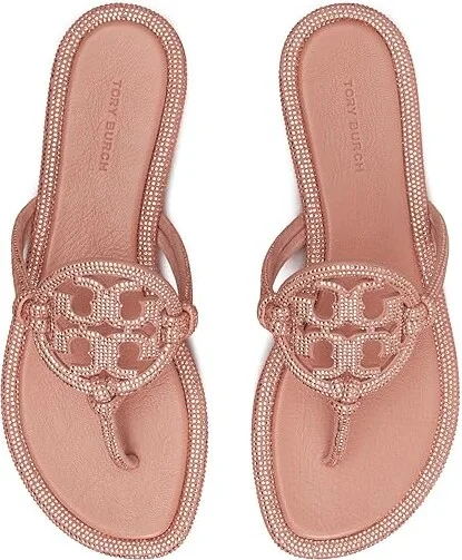 Tory Burch Miller Knotted Pave Women's Shoes Malva : 10 M, Leather - Image 2