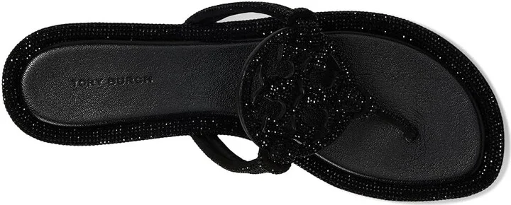 Tory Burch Miller Knotted Pave Women's Shoes Perfect Black : 10 M, Leather - Image 2