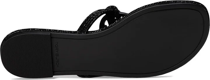 Tory Burch Miller Knotted Pave Women's Shoes Perfect Black : 10 M, Leather - Image 3