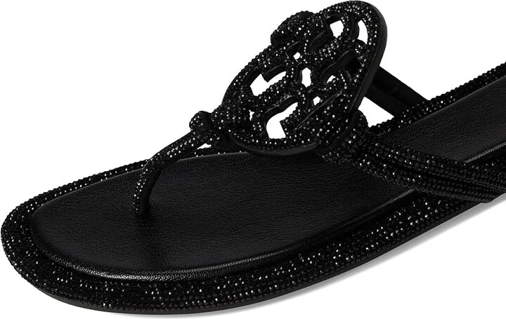 Tory Burch Miller Knotted Pave Women's Shoes Perfect Black : 10 M, Leather - Image 7