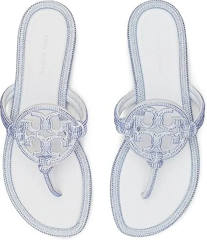 Tory Burch Miller Knotted Pave Women's Shoes Summit : 4 M, Leather - Image 2