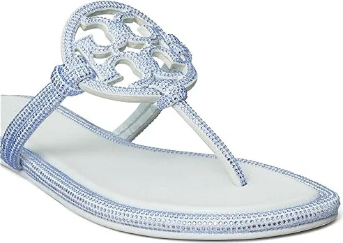 Tory Burch Miller Knotted Pave Women's Shoes Summit : 4 M, Leather - Image 3