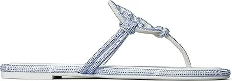Tory Burch Miller Knotted Pave Women's Shoes Summit : 4 M, Leather - Image 4