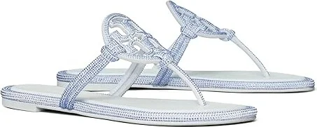 Tory Burch Miller Knotted Pave Women's Shoes Summit : 4 M, Leather