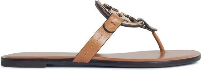 Tory Burch Miller Logo Plaque Sandals