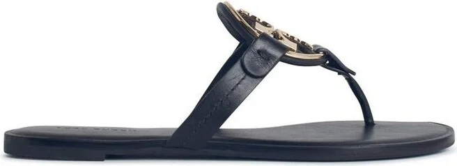 Tory Burch Miller Logo Plaque Sandals