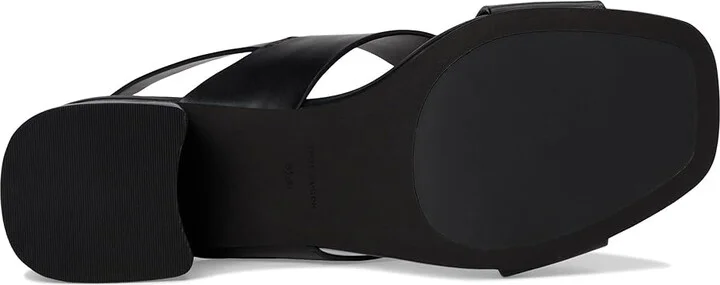 Tory Burch Miller Mid Heel Sandals 55mm Women's Sandals Perfect Black : 8.5 M, Leather - Image 3