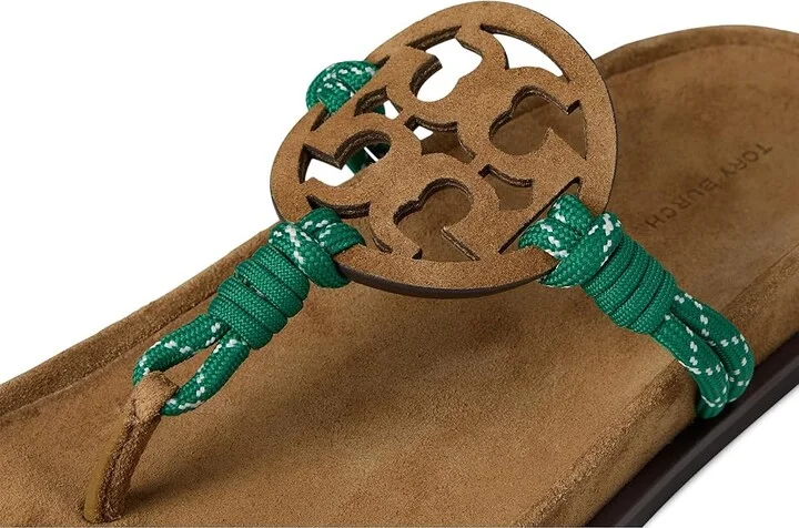 Tory Burch Miller Rope Cloud Women's Wedge Shoes Alce/Green : 5.5 M, Leather/Synthetic - Image 7