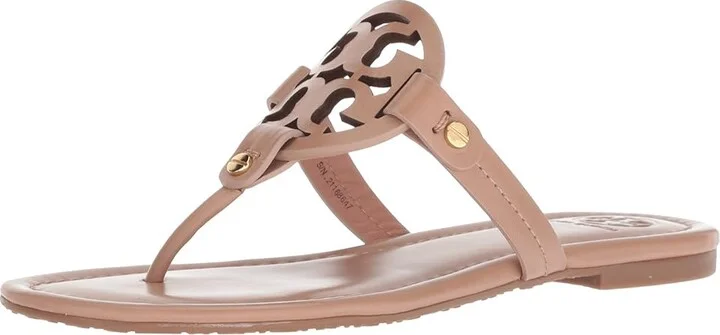 Tory Burch Miller Sandal Women's Shoes Light Makeup : 10.5 M, Leather - Image 2