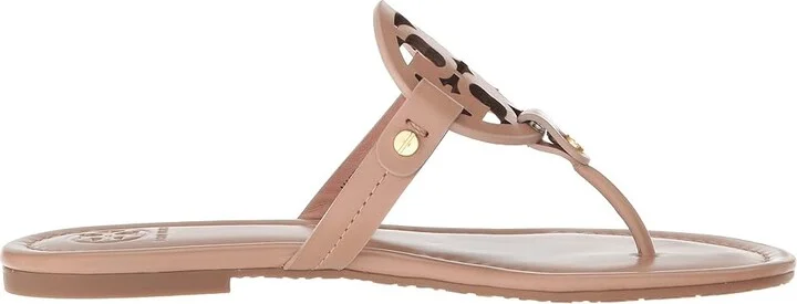 Tory Burch Miller Sandal Women's Shoes Light Makeup : 10.5 M, Leather - Image 8