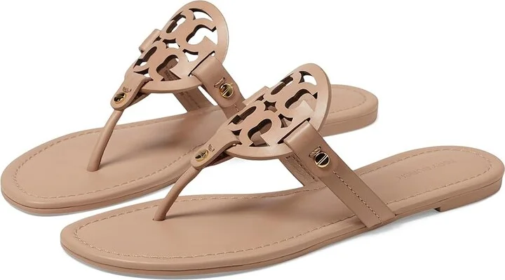 Tory Burch Miller Sandal Women's Shoes Light Makeup : 10.5 M, Leather