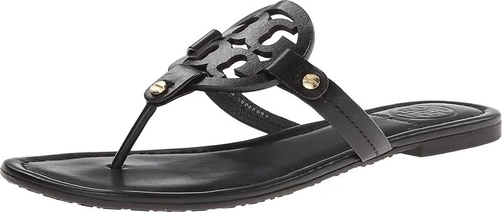 Tory Burch Miller Sandal Women's Shoes Perfect Black : 5 M, Leather - Image 2