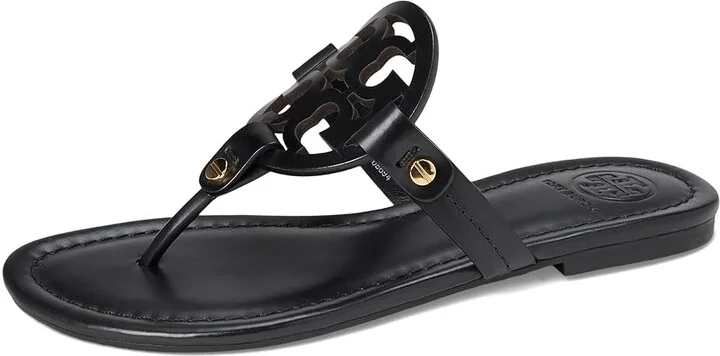 Tory Burch Miller Sandal Women's Shoes Perfect Black : 5 M, Leather - Image 6