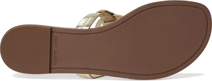 Tory Burch Miller Sandal Women's Shoes Spark Gold : 10 M, Leather - Image 4