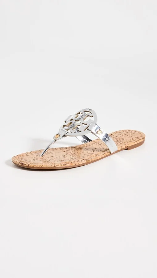 Tory Burch Miller Sandals with Rivits + Handtack Stitch - Image 3