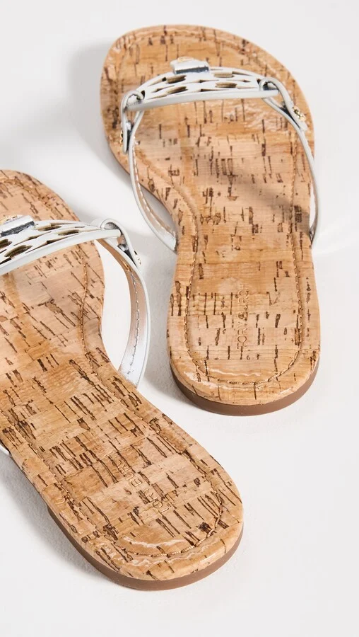 Tory Burch Miller Sandals with Rivits + Handtack Stitch - Image 4