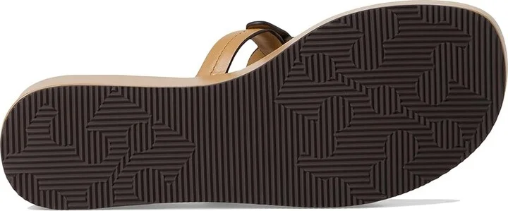 Tory Burch Miller Wedge 25 mm Women's Sandals Ginger Shortbread : 10 M, Leather - Image 3