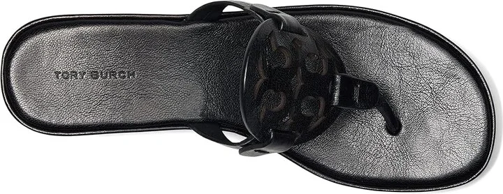 Tory Burch Miller Wedge 25 mm Women's Sandals Perfect Black : 10 M, Leather - Image 2