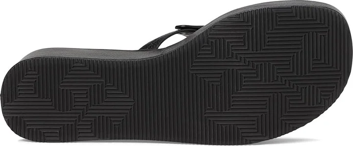 Tory Burch Miller Wedge 25 mm Women's Sandals Perfect Black : 10 M, Leather - Image 3