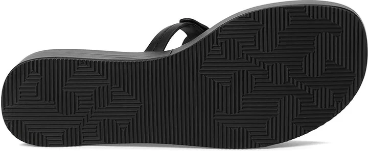 Tory Burch Miller Wedge 25 mm Women's Sandals Perfect Black 2 : 7.5 M, Leather - Image 3