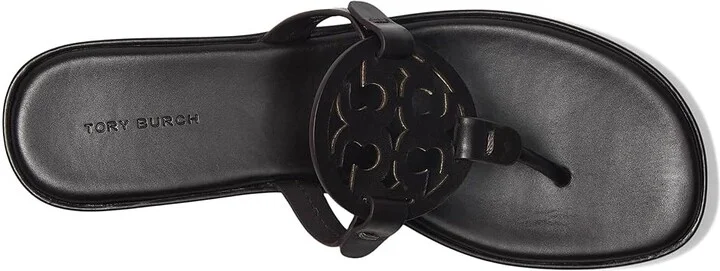 Tory Burch Miller Wedge 25Mm Women's Sandals Cocoa : 9.5 M, Leather - Image 2