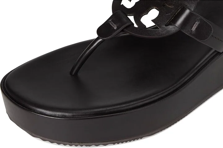 Tory Burch Miller Wedge 25Mm Women's Sandals Cocoa : 9.5 M, Leather - Image 7