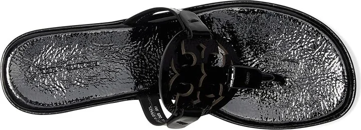 Tory Burch Miller Wedge 25Mm Women's Sandals Perfect Black Patent : 9 M, Leather - Image 2