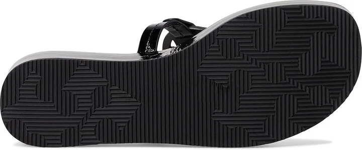 Tory Burch Miller Wedge 25Mm Women's Sandals Perfect Black Patent : 9 M, Leather - Image 3
