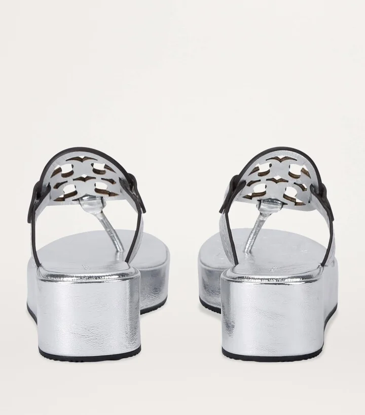 Tory Burch Miller Wedge Sandals 25 - Image 2