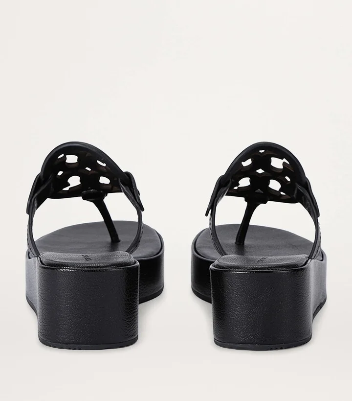 Tory Burch Miller Wedge Sandals 25 - Image 2