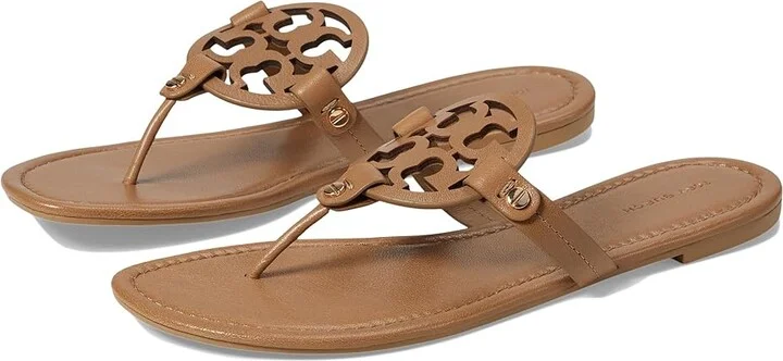 Tory Burch Miller Women's Shoes Almond Flour : 6 M, Leather