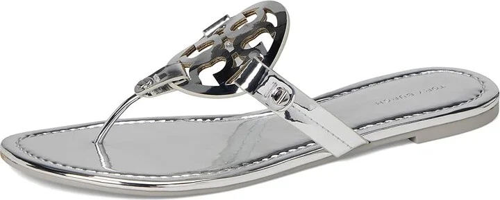 Tory Burch Miller Women's Shoes Argento : 10.5 M, Leather - Image 5